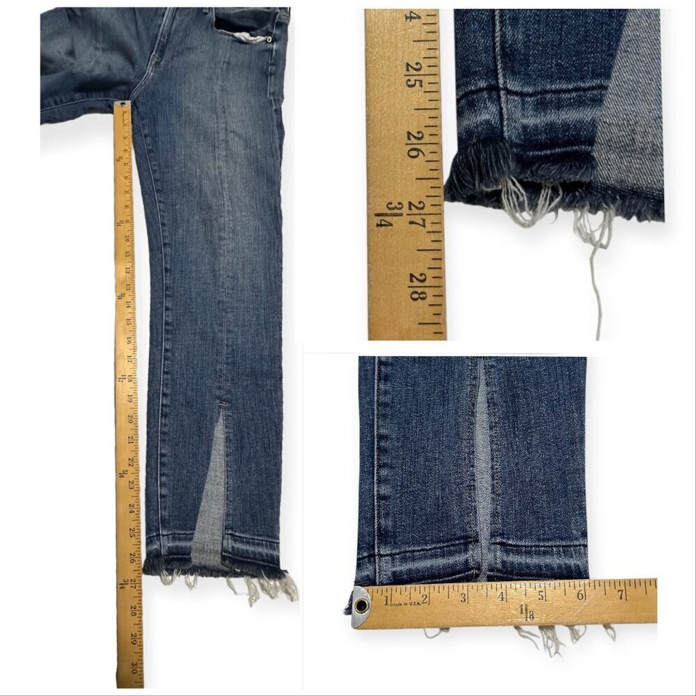 FRAME Denim Le Nouveau Straight Split Hem Jeans Size 30 - Picture 13 of 13